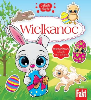 Naklejki iskierki z brokatem. Wielkanoc