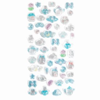 Naklejki candy drops blue 51szt