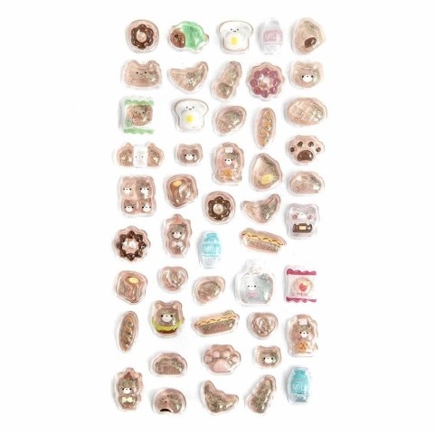 Naklejki candy drops tawny 48szt