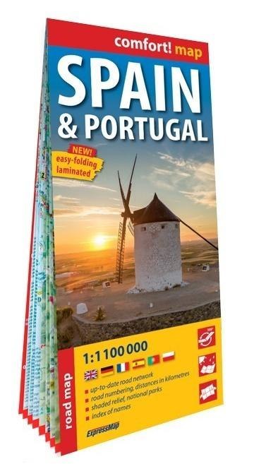 Comfort! map Spain & Portugal 1:1 100 000