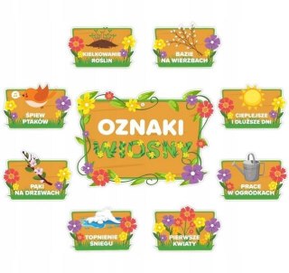 Dekoracje okienne - Oznaki wiosny 9el