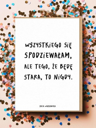 Karnet Wszystkiego się spodziewałam
