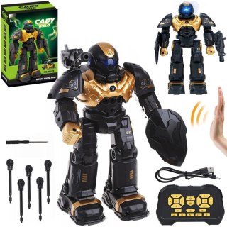 Robot na radio sterowany gestem strzela