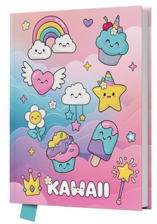 Pamiętnik z kłódką 80 kartek Kawaii