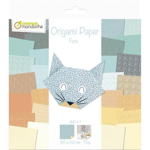 Papier Origami Futro 20x20cm 70g