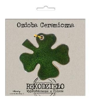 Zawieszka ceramiczna - Koniczyna