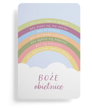 Magnes na lodówkę - Boże obietnice - tęcza