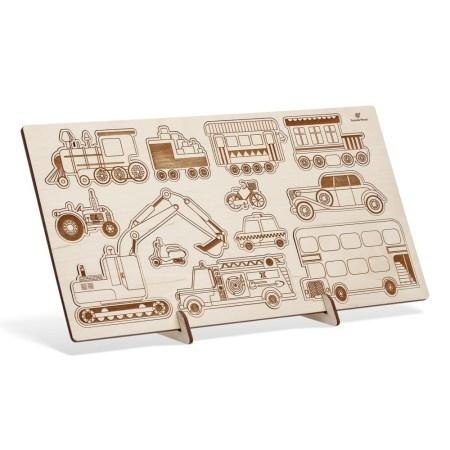 Puzzle drewniane - Wszystko do jazdy