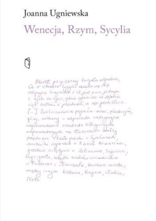 Wenecja, Rzym, Sycylia
