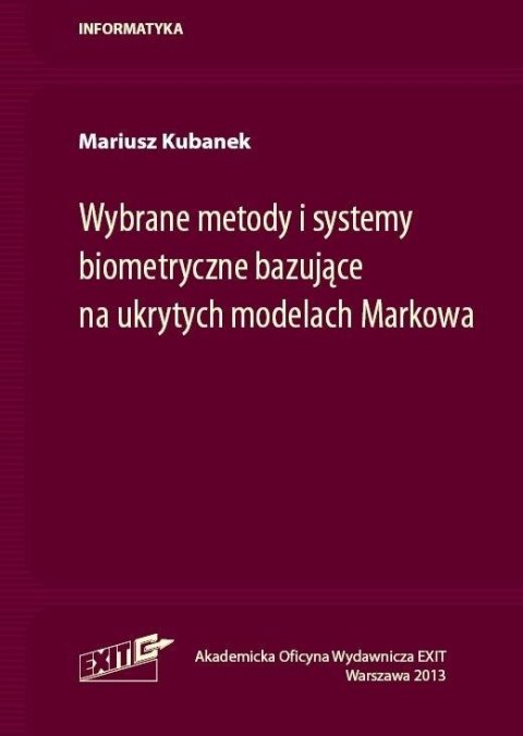 Wybrane metody i systemy biometryczne bazujące...