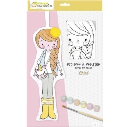 Lalka Chloe z materiału do pomalowania