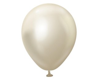Balony Mirror White Gold 100 szt.