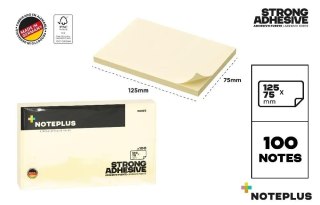 Karteczki samoprzylepne 125x75mm 100K żółte