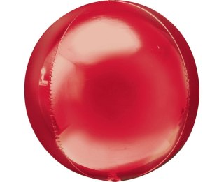 Balon foliowy kula czerwona 38x40cm