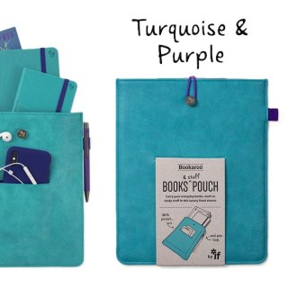 Bookaroo Books & Stuff - etui na książkę - turkus