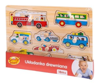 Układanka drewniana Pojazdy