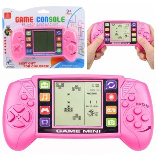 Gra elektroniczna konsola tetris różowa