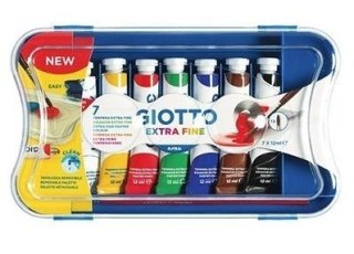Farby plakatowe w tubkach 7 kolorów GIOTTO