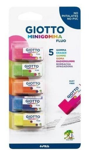 Gumki niepylące 5szt GIOTTO