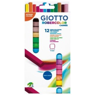Kreda kwadratowa 12 kolorów GIOTTO