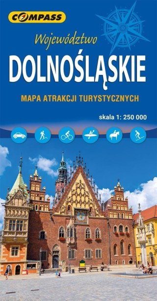Mapa atrakcji turyst. - Województwo dolnośląskie