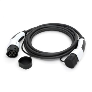 PLATINET EV CHARGING CABLE KABEL DO ŁADOWANIA SAMOCHODU TYPE 2 11KW 5M BLACK/WHITE [45785]