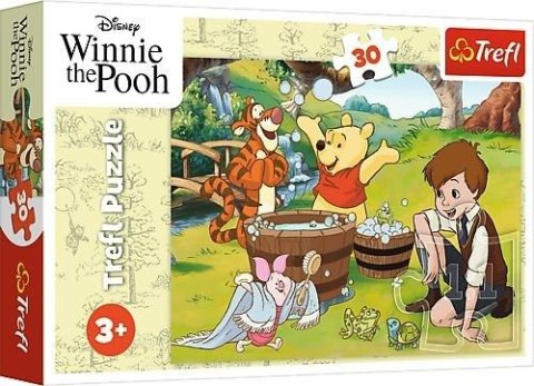 Puzzle 30 Dzień z Puchatkiem TREFL