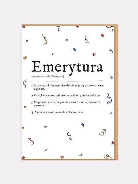 Karnet Emerytura