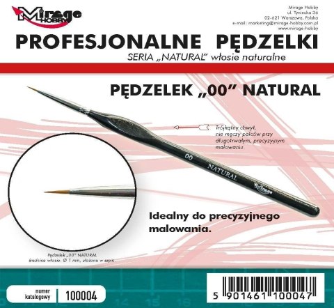 Pędzelek natural 0