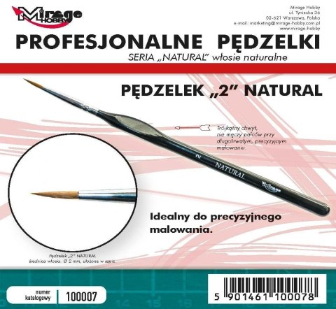 Pędzelek natural 2