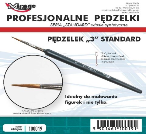 Pędzelek standard 3