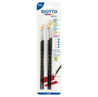 Pędzle 577 komplet 4 sztuki GIOTTO