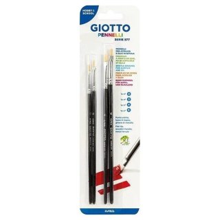 Pędzle 577 komplet 4 sztuki GIOTTO