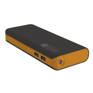 PLATINET POWER BANK 8000 mAh + MICRO CABLE KABEL + TORCH BLACK ORANGE [42415] TE