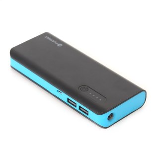 PLATINET POWER BANK 8000 mAh + MICRO USB CABLE + TORCH BLACK BLUE [42417]