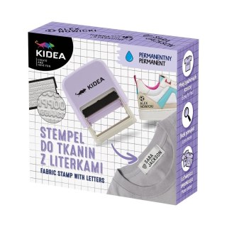 Stempel do tkanin z literkami KIDEA