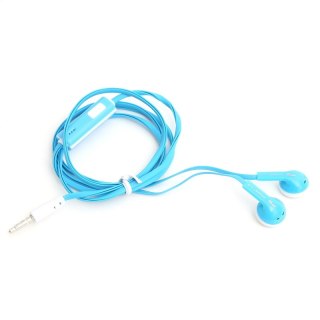 FREESTYLE IN-EAR EARPHONES + MIC SŁUCHAWKI DOUSZNE Z MIKROFONEM BLUE [42078] TE