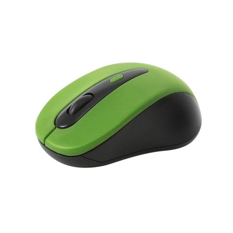 OMEGA MYSZ BEZPRZEWODOWA MOUSE WIRELESS BLACK GREEN [43165] TE