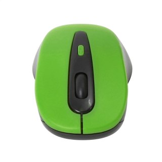 OMEGA MYSZ BEZPRZEWODOWA MOUSE WIRELESS BLACK GREEN [43165] TE