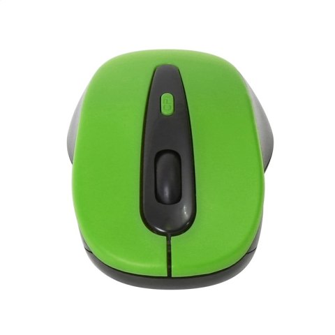 OMEGA MYSZ BEZPRZEWODOWA MOUSE WIRELESS BLACK GREEN [43165] TE