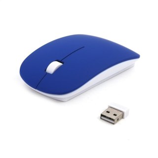 OMEGA MYSZ BEZPRZEWODOWA MOUSE WIRELESS RUBBER DARK BLUE [42829] TE