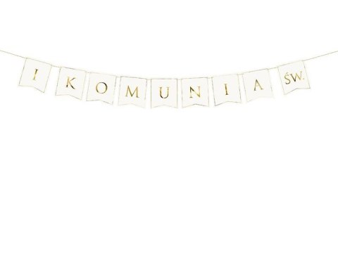 Baner I Komunia Św. 15x133cm