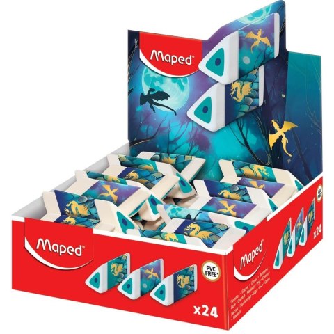 Gumka Pyramid Dragon (24szt) MAPED