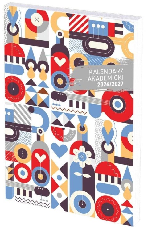 Kalendarz akad. 2026/2027 A5 tyg. PCV Mozaika