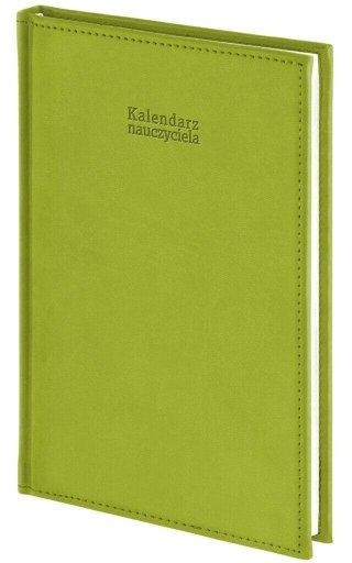 Kalendarz naucz. 2026/2027 A5 tyg. Vivella seledyn