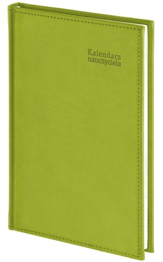 Kalendarz naucz. 2026/2027 B5 tyg. Vivella seledyn