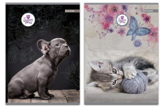 Zeszyt A5/60K linia pets mix (5szt)