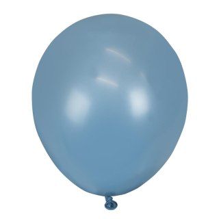 Balony pastelowe jednokolorowe niebieski 10szt