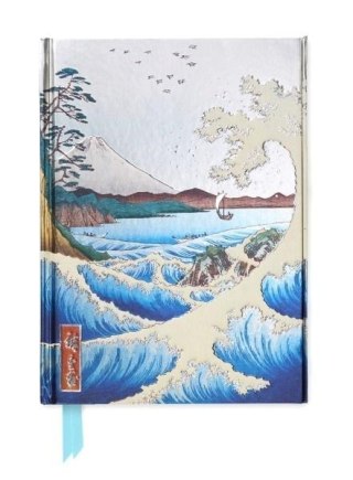 Notatnik A5 linia TW Morze w Satta Utagawa Hiroshi
