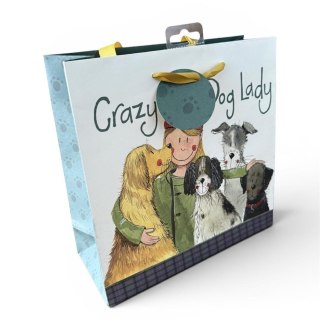 Torebka prezentowa mała - Crazy Dog Lady Psiara